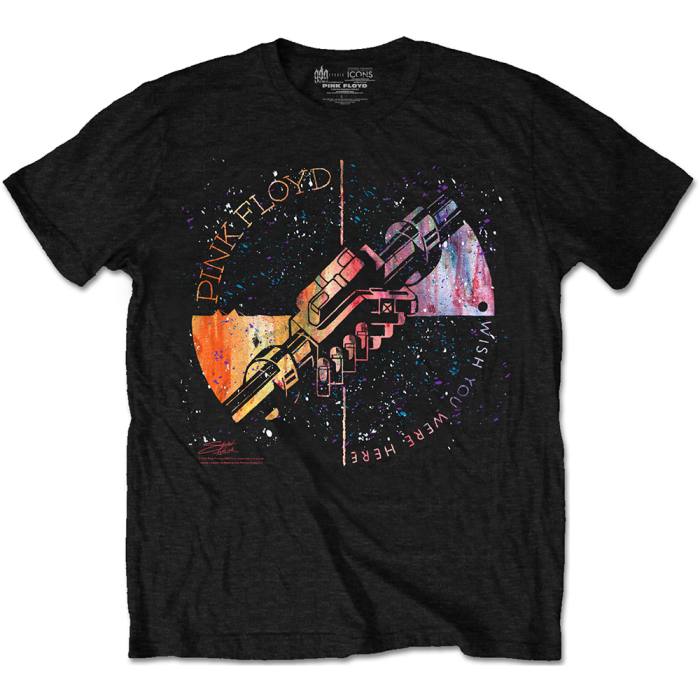 T-shirt Pink Floyd Machine Greeting Orange 90908