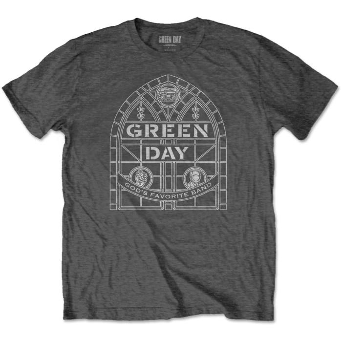 Green Day Stained Glass Arch T-shirt 91166