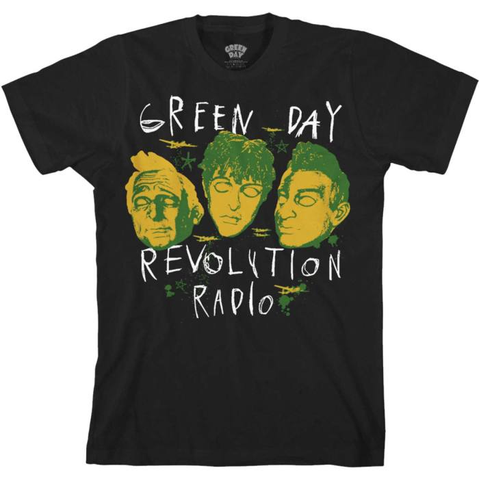 Green Day T-shirt Scribble Mask (črna) 91208