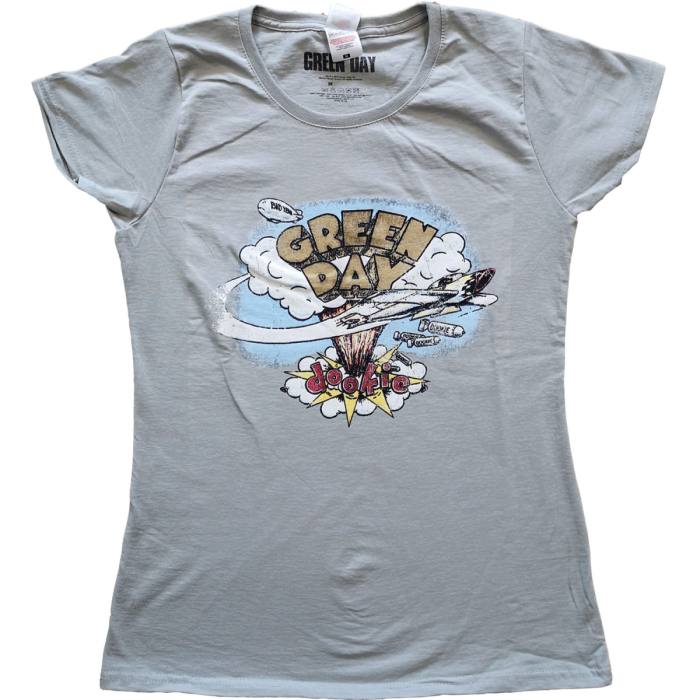 Green Day Girlie T-shirt: Dookie Vintage siva 91226