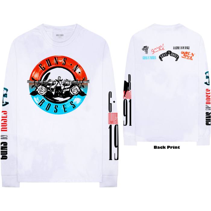 Guns N' Roses Motorcross Logo T-shirt dolgi rokav 91739