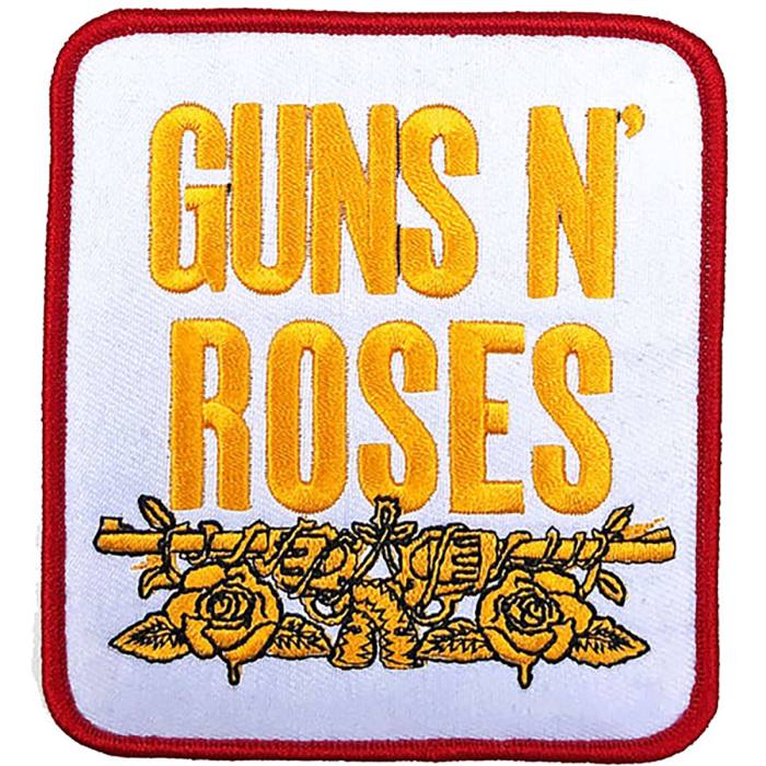 Guns N' Roses Našitek Stacked White 91765
