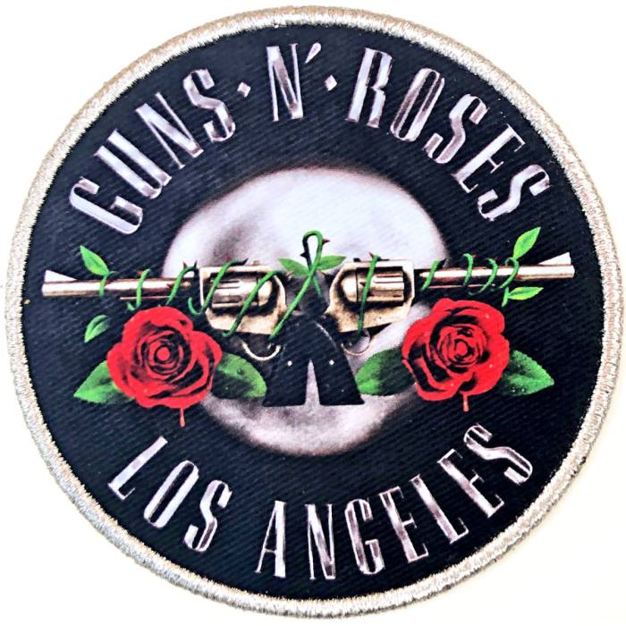 Našitek Guns N' Roses: Los Angeles Silver 91768
