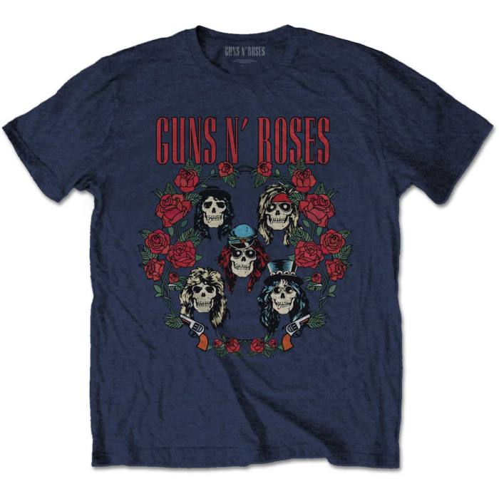Skulls Wreath Guns N' Roses T-shirt 91906