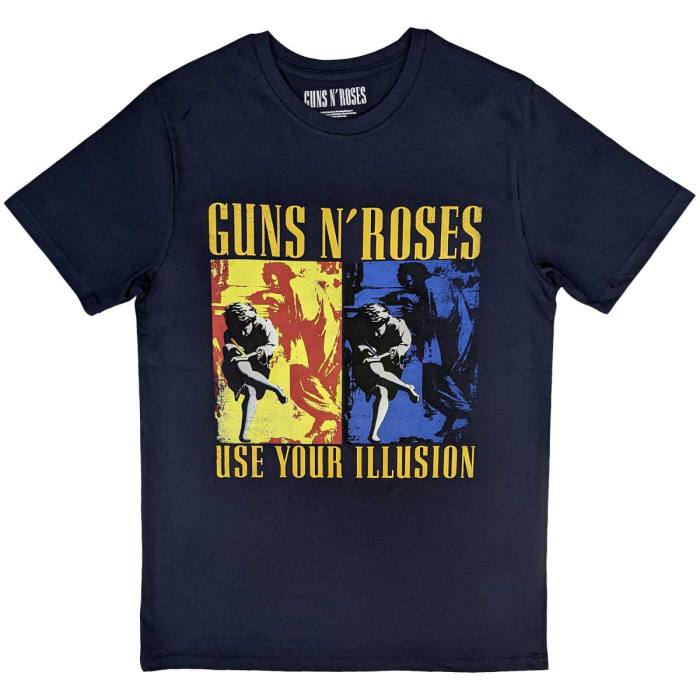 T-shirt Guns N' Roses – Use Your Illusion (Navy Blue) 92270