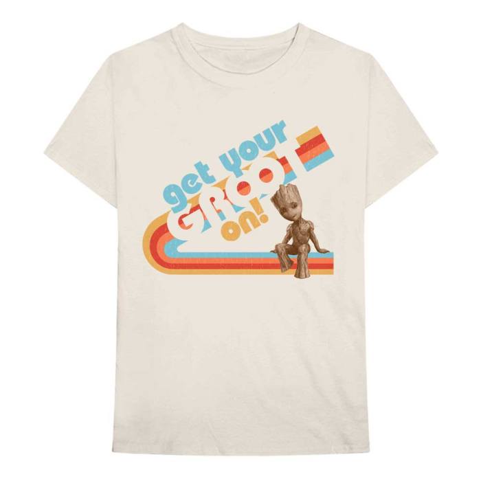 Marvel Comics Unisex T-Shirt: I am Groot Get Your Groot (Natural) 92751