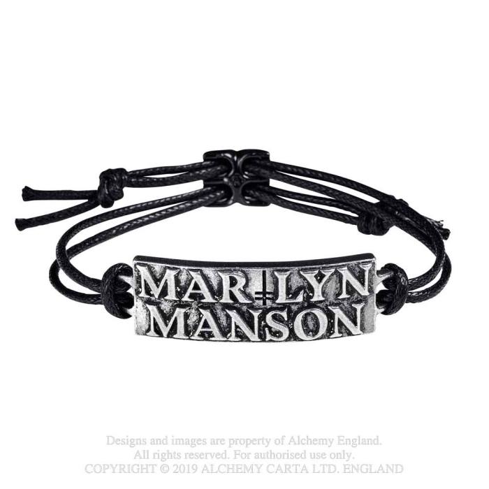Zapestnica Marilyn Manson Logo 92872