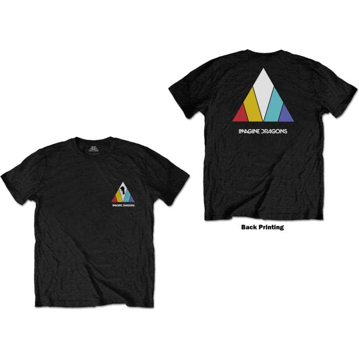 Imagine Dragons Unisex T-Shirt: Evolve Logo (Črna) (Zadnji tisk) 93017