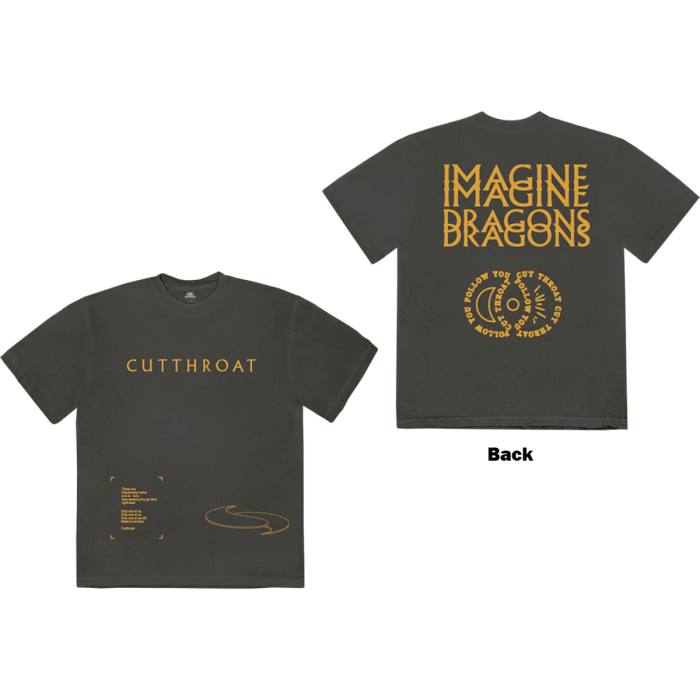 Imagine Dragons T-shirt: Cutthroat Symbols (Siva) 93031