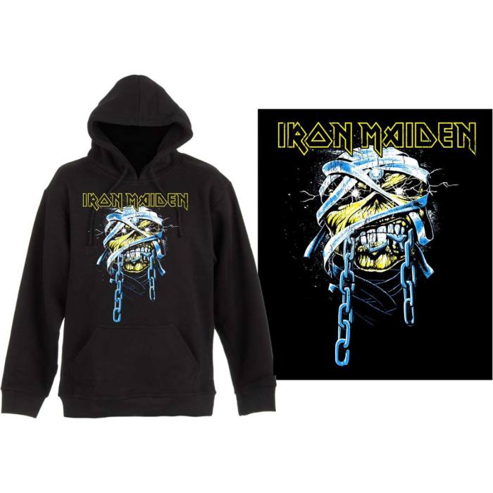 Iron Maiden Unisex Hoodie: Powerslave (črna) 93086