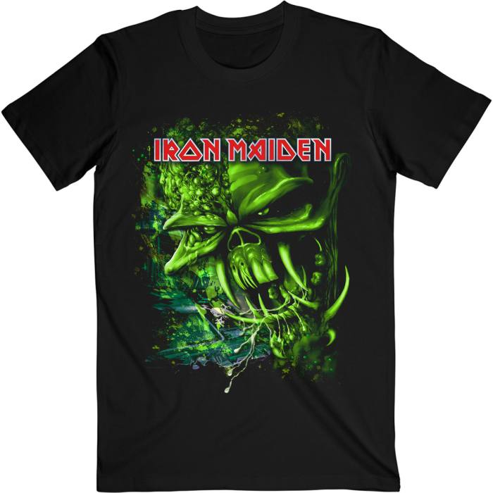 Iron Maiden Unisex T-Shirt: Final Frontier Green (Black) 93299