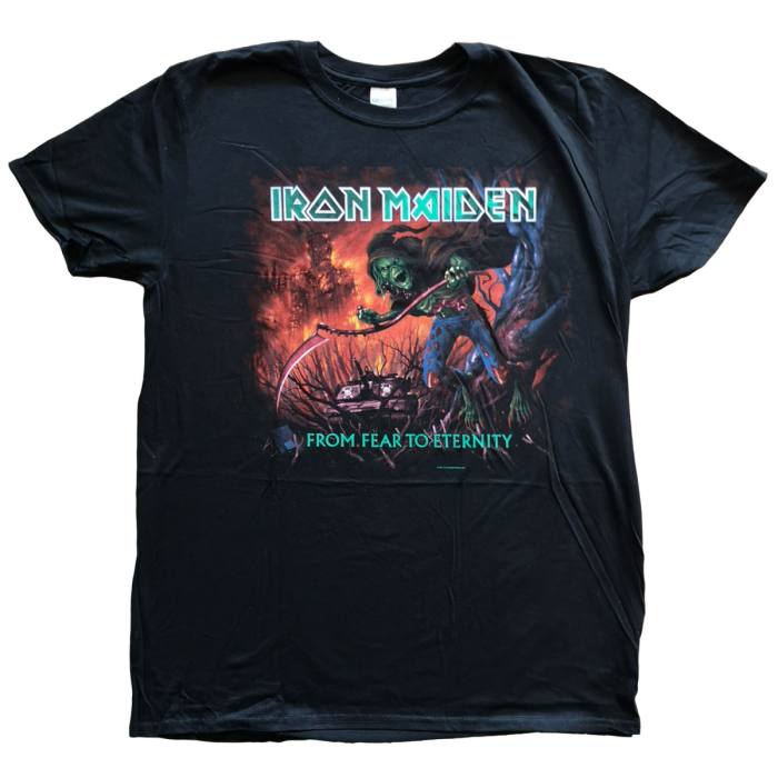 Iron Maiden Unisex T-Shirt: From Fear to Eternity Album (Black) 93591