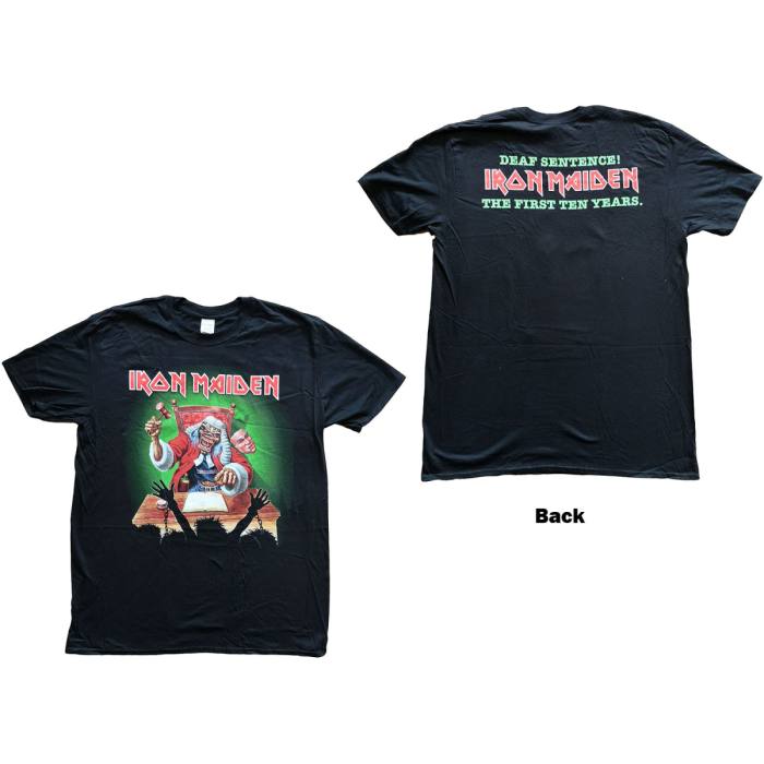 Iron Maiden Unisex T-Shirt: Deaf Sentence (Črna) (Zadnji tisk) 93661