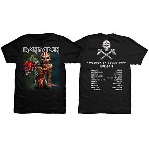 T-shirt Iron Maiden The Book Of Souls European Tour V.1 93753