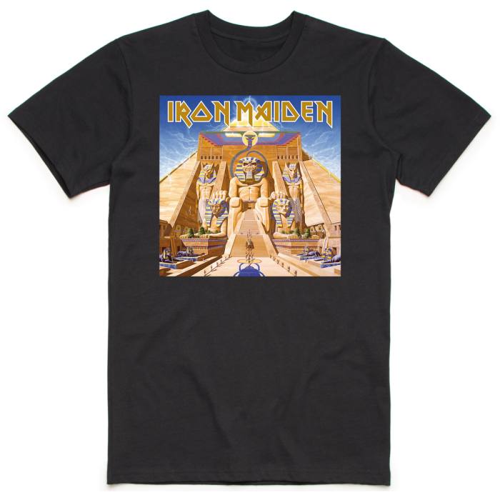 Powerslave Album Cover Box – Iron Maiden T-shirt 93951