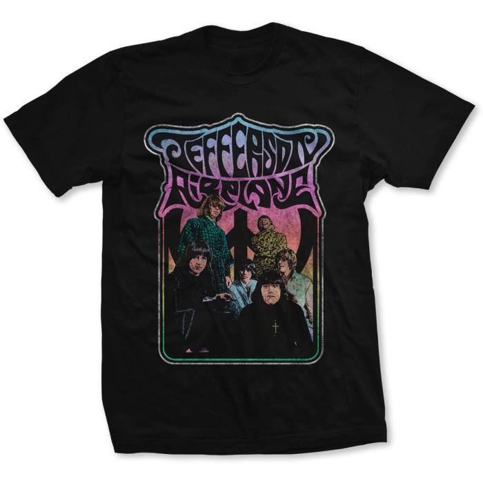 Jefferson Airplane T-shirt Band Photo (črna) 94437