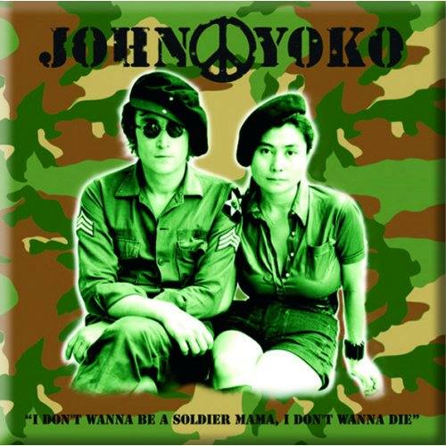 John Lennon Fridge Magnet: Soldier 94476