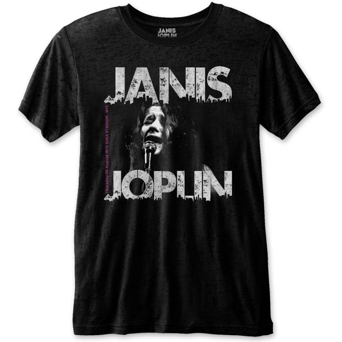 Janis Joplin T-shirt Shea '70 (črna) 94614