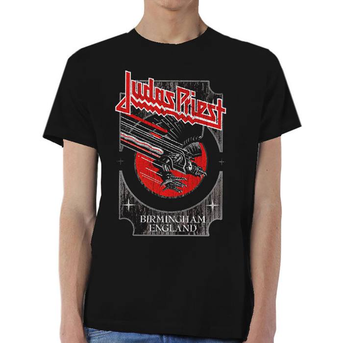 T-shirt Judas Priest Silver And Red Vengeance 94759