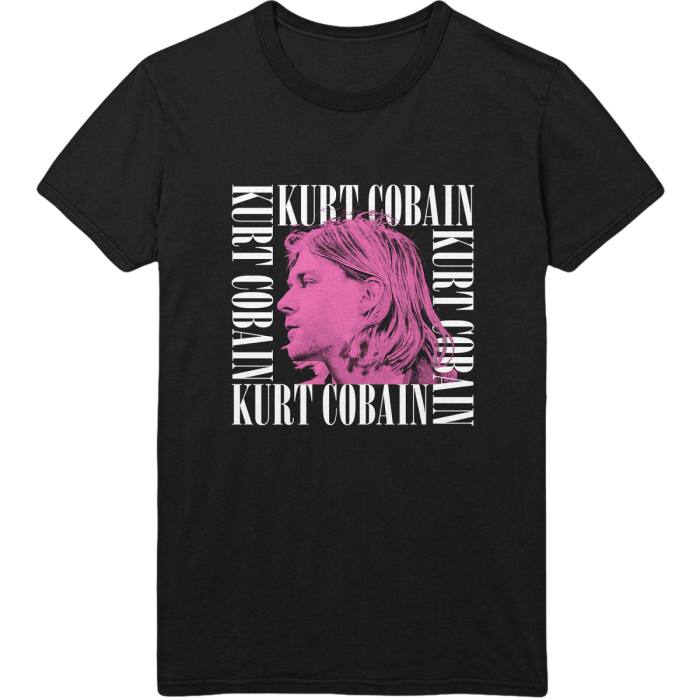 Kurt Cobain T-shirt: Head Shot Frame (Črna) 94887