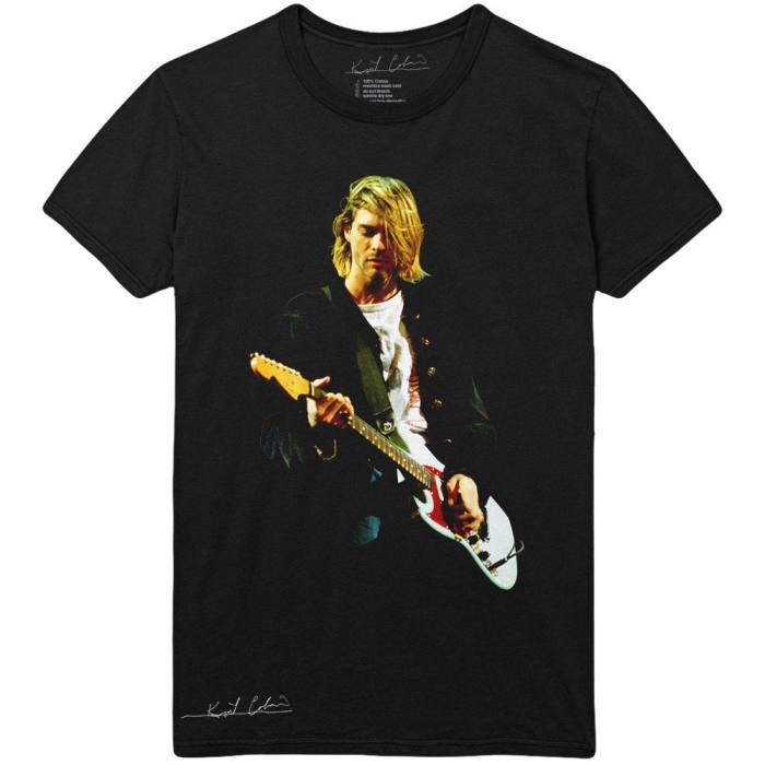 Kurt Cobain T-shirt Guitar Photo Colour (črna) 94913