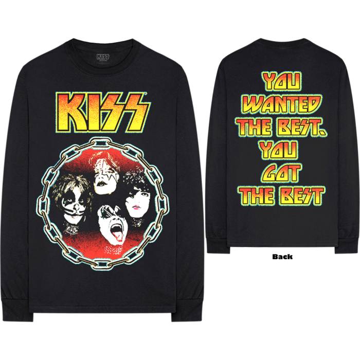 Kiss T-shirt You Wanted The Best dolgi rokav 95029