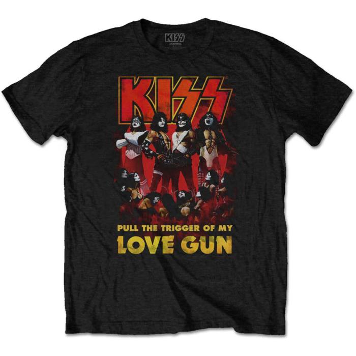 T-shirt Kiss Love Gun Glow 95133