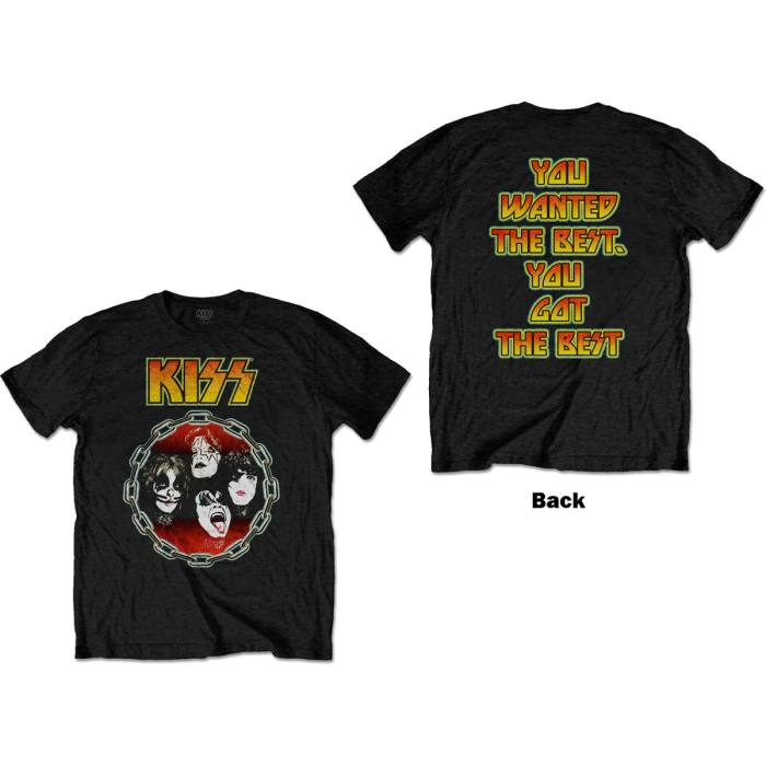 KISS Unisex T-shirt You Wanted The Best (Črna) 95232