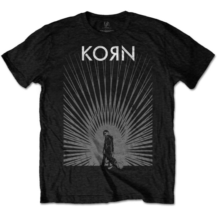 Korn Unisex T-shirt: Radiate Glow (Črna) 95267