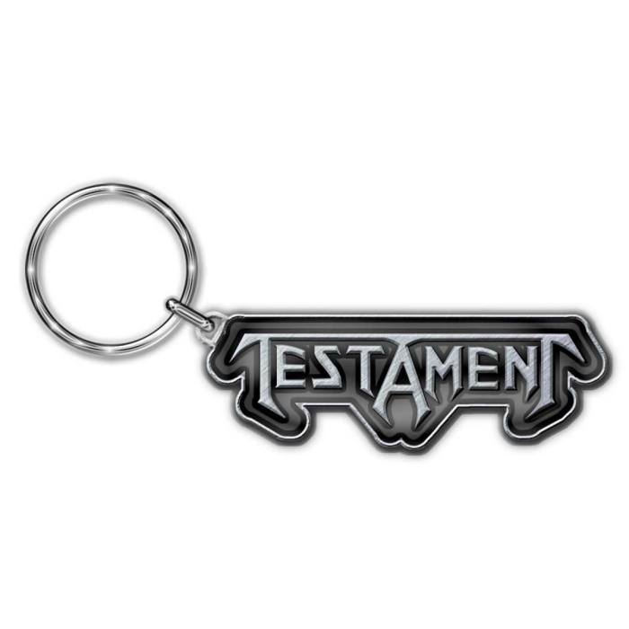 Obesek za ključe Testament Logo (Die-Cast Relief) 95352
