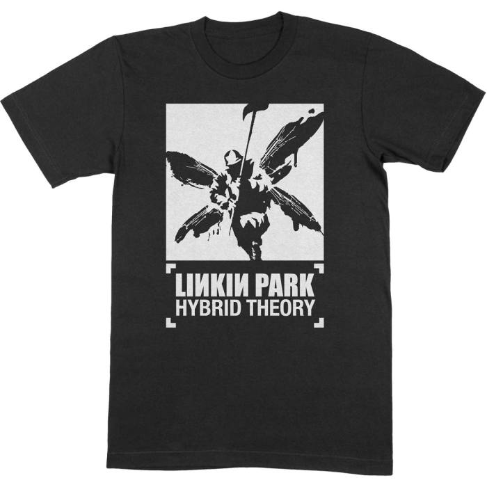 Linkin Park Unisex T-shirt Soldier Hybrid Theory črna 95719