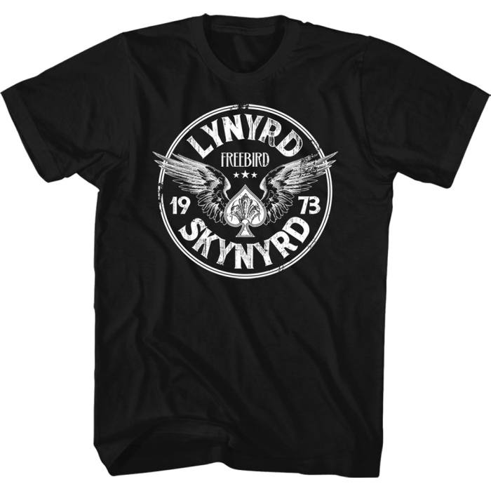 Lynyrd Skynyrd Unisex T-Shirt: Freebird '73 Wings (Black) 95750