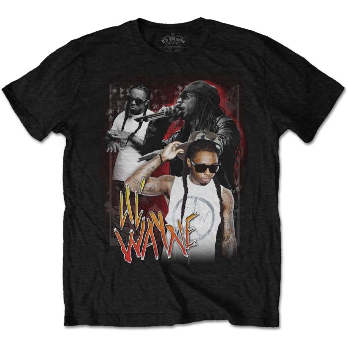 Lil Wayne Unisex T-Shirt: 90s Homage (Black) 95796