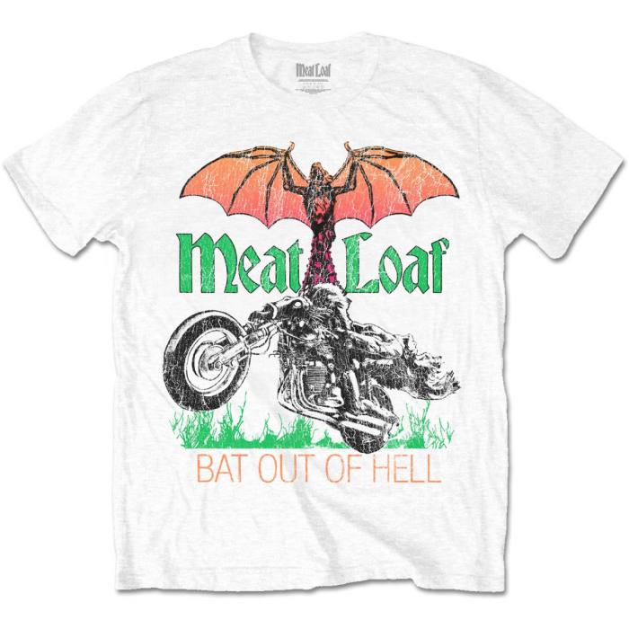 Meat Loaf Unisex T-shirt: Bat Out Of Hell (Bela) 96455