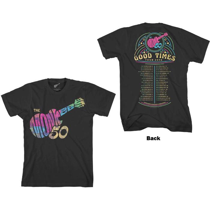 Guitar Discography The Monkees T-shirt 97558