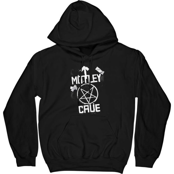 Mötley Crüe Hoodie: Roadcase (Črna) 97640