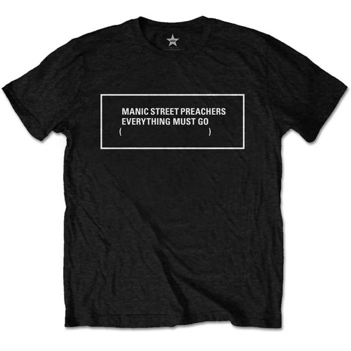 T-shirt Manic Street Preachers – Everything Must Go Monochrome (črna) 97829
