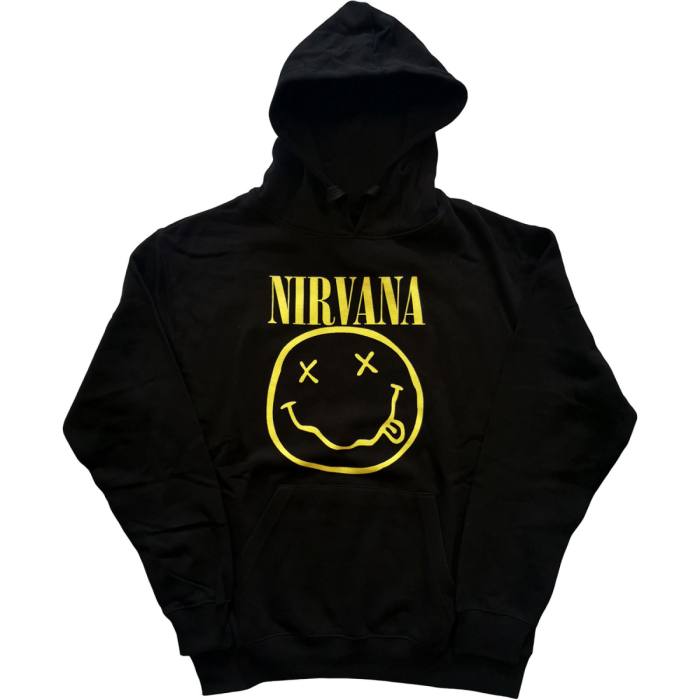 Nirvana Hoodie Rumena Smiley 98088