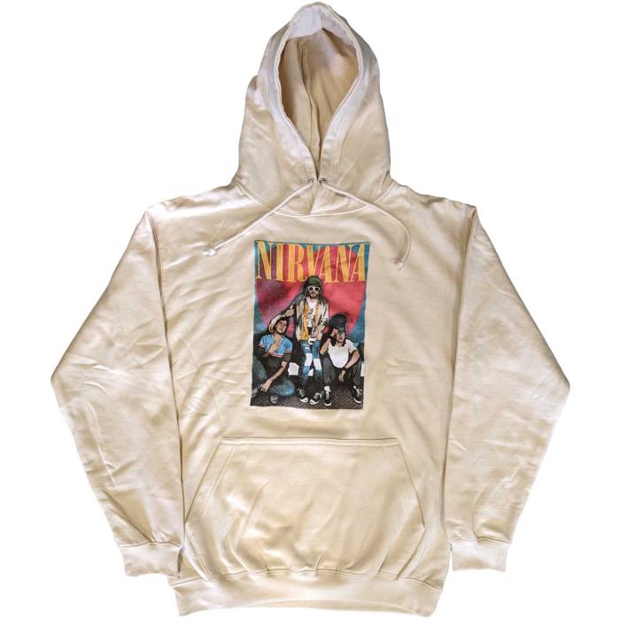 Nirvana Hoodie Trapper Hat Mono Logo (peščena) 98171