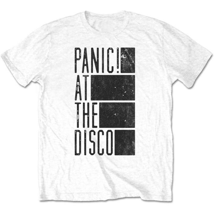 Panic! At The Disco Unisex T-shirt: Bars (White) 99271