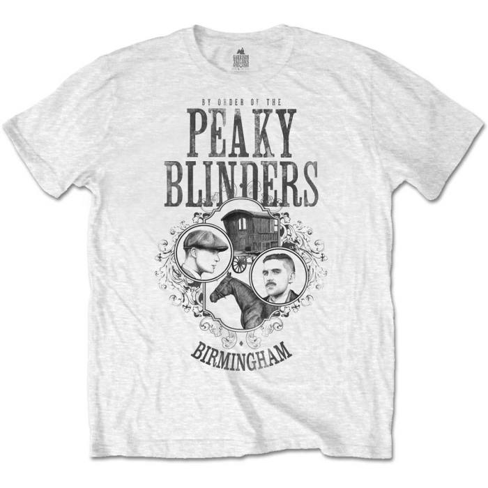 Peaky Blinders T-shirt: Horse & Cart (bela) 99286