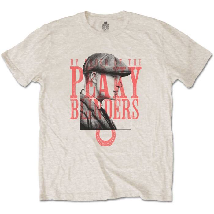Peaky Blinders T-shirt: Red Logo Tommy (peščena) 99304