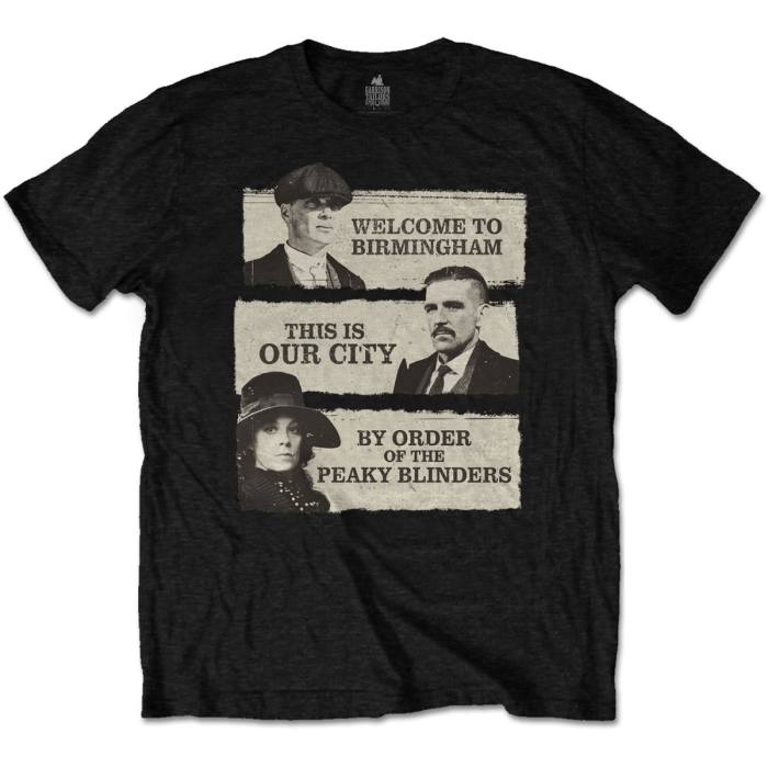 Peaky Blinders T-shirt This Is Our City (črna) 99340