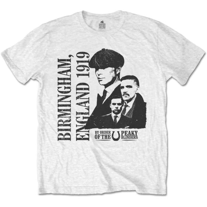 Peaky Blinders T-shirt: England 1919 (bela) 99345