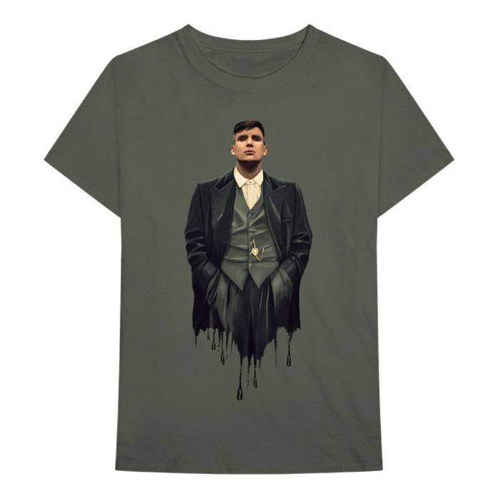 Peaky Blinders Unisex T-shirt: Dripping Tommy (zelena) 99363