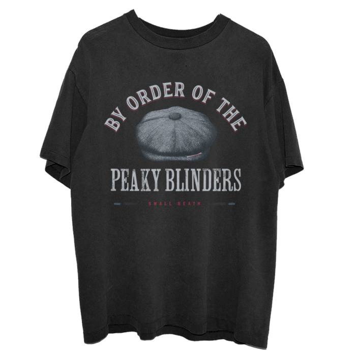 Peaky Blinders Unisex T-shirt: Flat Cap (Črna) 99400