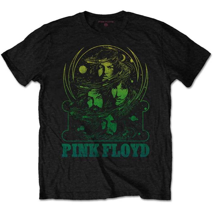 Pink Floyd Green Swirl Faces - T-shirt 99700