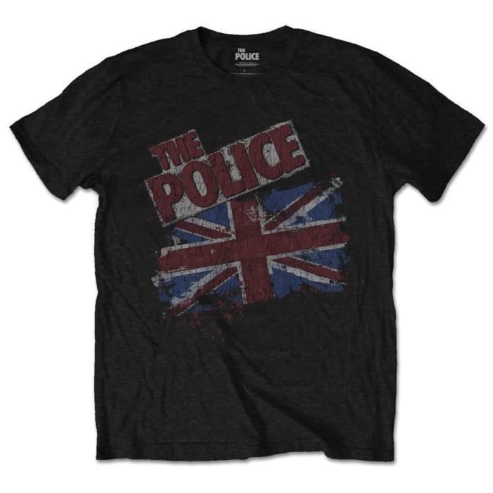 T-shirt The Police Vintage Flag 100324
