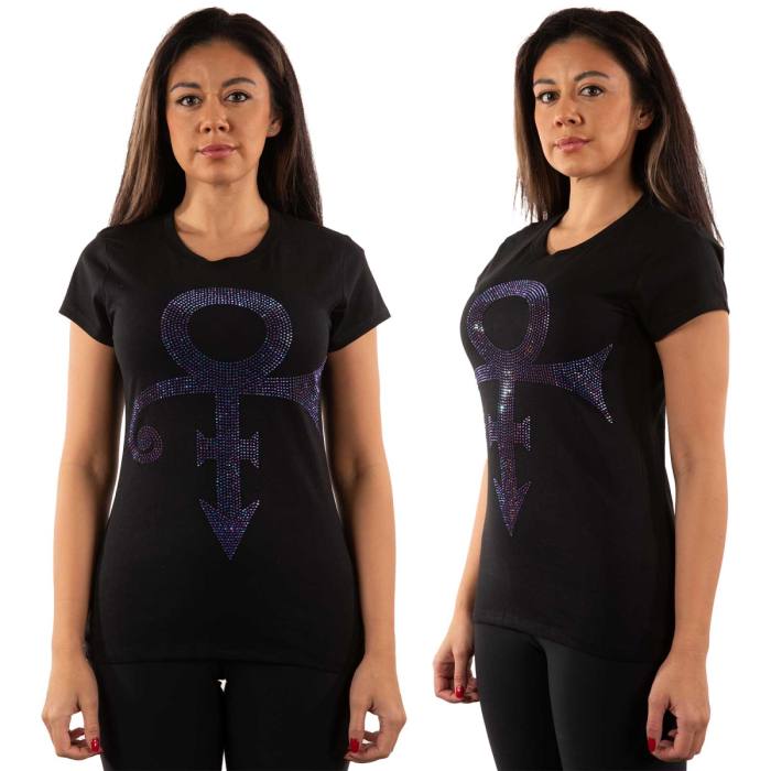 Prince Ladies T-Shirt Purple Symbol 100655