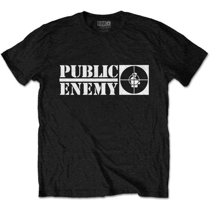 Public Enemy Crosshairs Logo T-shirt črna 100754